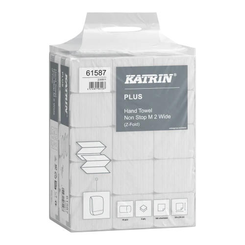 61587_katrin_plus_z-fold_paper_towels_non_stop_medium_wide_160_sheets_2_ply_handy_pack.png