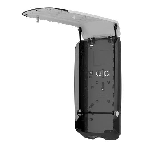 89727_katrin_plastic_dispenser_xl_for_folded_paper_hand_towels_white_open.png