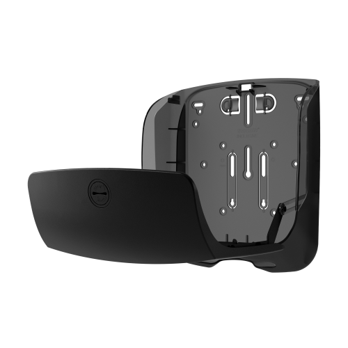88966_katrin_plastic_dispenser_small_for_folded_paper_hand_towels_black_open.png