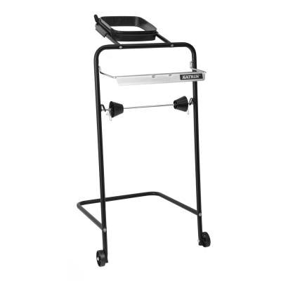 54909 54909_katrin_floor_dispenser_black_metal_with_waste_bag_holder.png